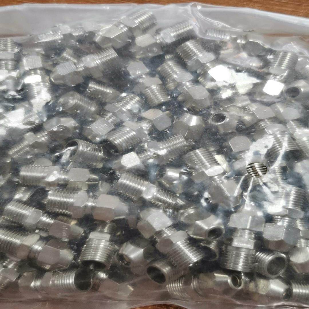 卡套接头 铜管接头分油管螺纹直通 卡N套PC4-01接头