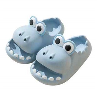 可爱厚底恐龙拖鞋女室内家居浴室洗澡静音防滑情侣凉拖鞋男夏外穿