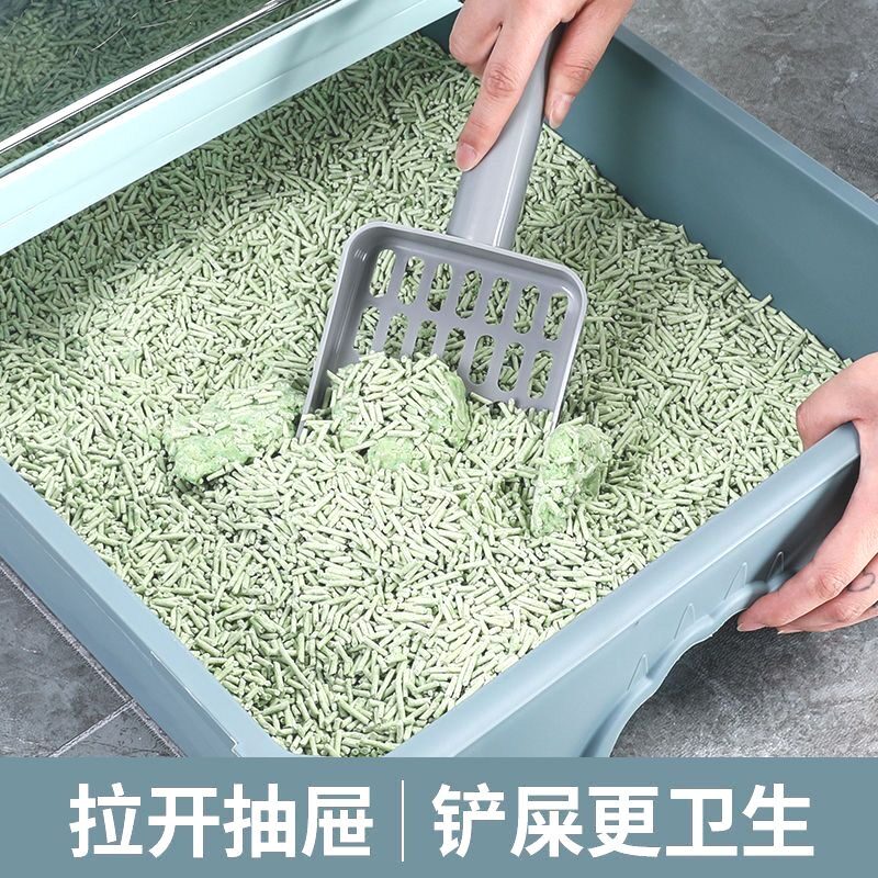 全封闭式大中号猫砂盆折叠防臭抽屉式猫厕所防外溅不跟砂猫咪用品