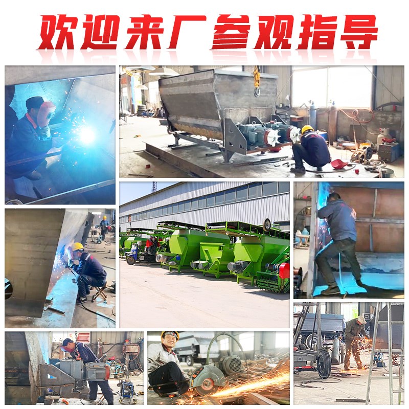 柴油三轮车载大马力铡草q机干湿两用秸秆树枝破碎机自动进料粉碎