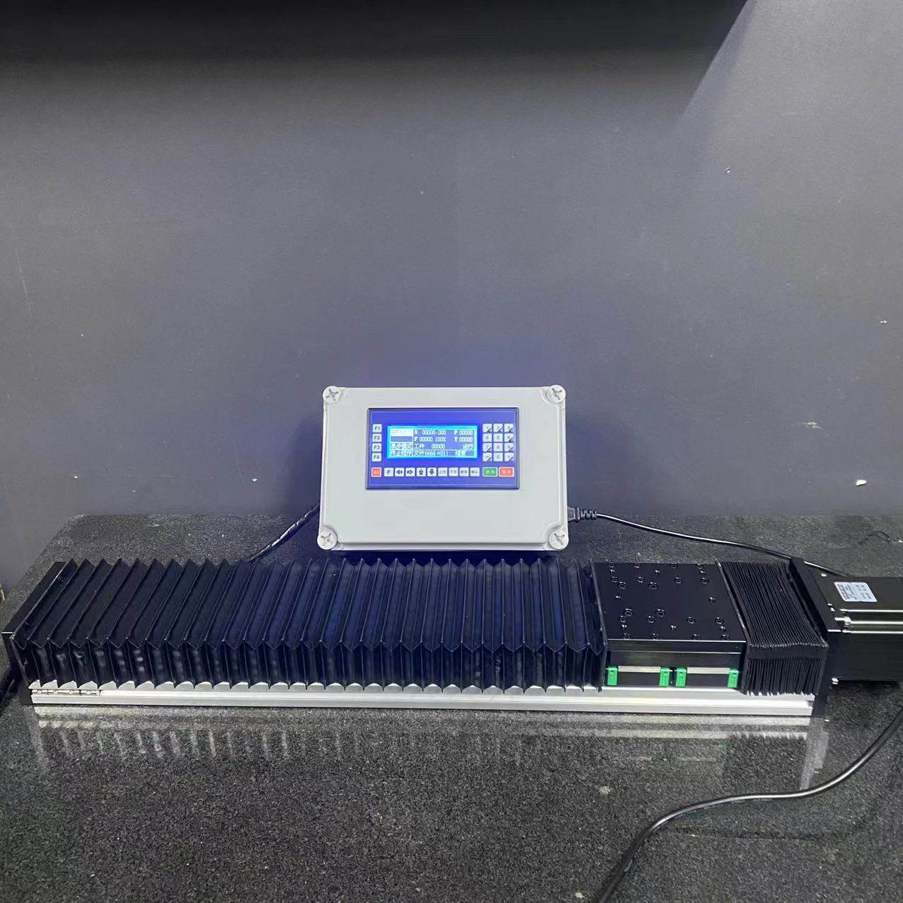 步进伺服120款重型双线轨风琴防尘导轨滚珠丝杆滑台带控制箱,电子元器件市场,步进电机,淘宝优惠券,粉丝福利购,淘宝优惠卷