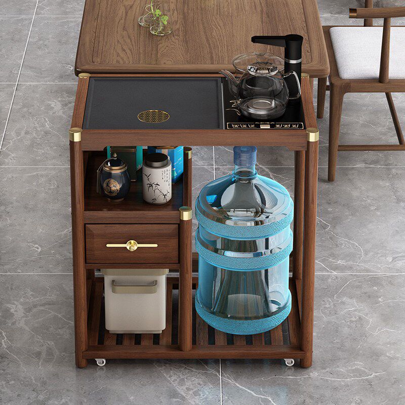沙发边柜茶水柜客厅可移动小茶几小户型边几茶吧机一体茶台茶水架