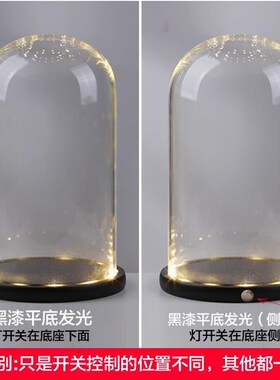 适用拼酷艺模苗银冠饰金属模型防尘装置玻璃罩摆件节日礼物
