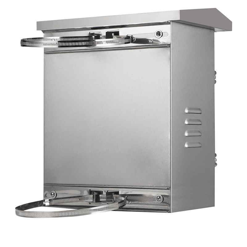 户外304不锈钢监控箱防雨水配电箱室外弱电加厚抱箍箱设备控制箱