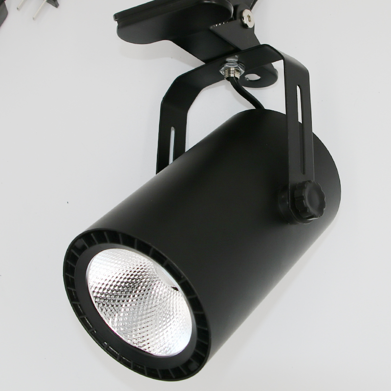 夹子射灯书画展集市夹式串联led展览灯带开关插头三色变光展会灯