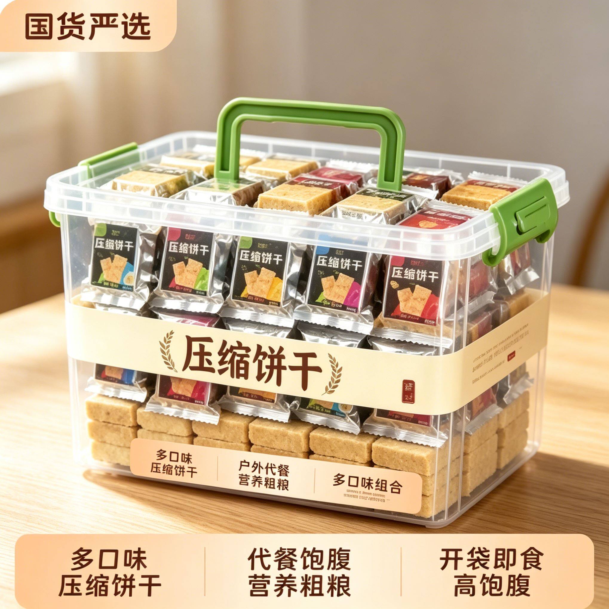 饱腹食用压缩饼干户外糕点正品官方旗舰店代餐饱腹粗粮中老年