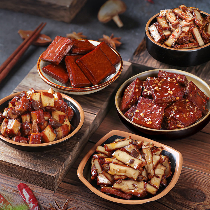 平江香辣豆干湖南风味特产原味酱干8090童年回忆网红爆款小零食