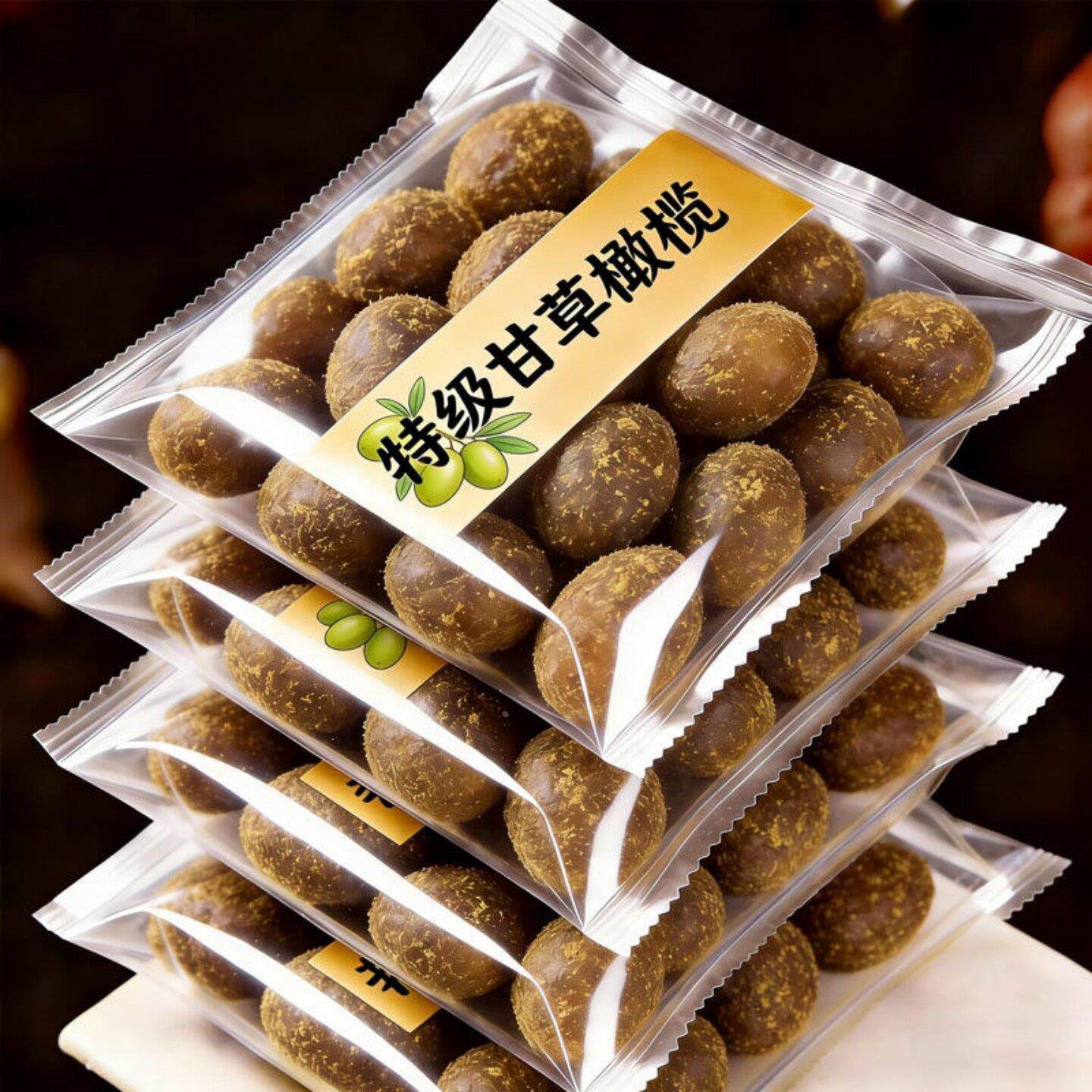 橄榄独立包装正宗橄榄甘草潮汕特产九制孕妇酸甜开胃休闲小零食