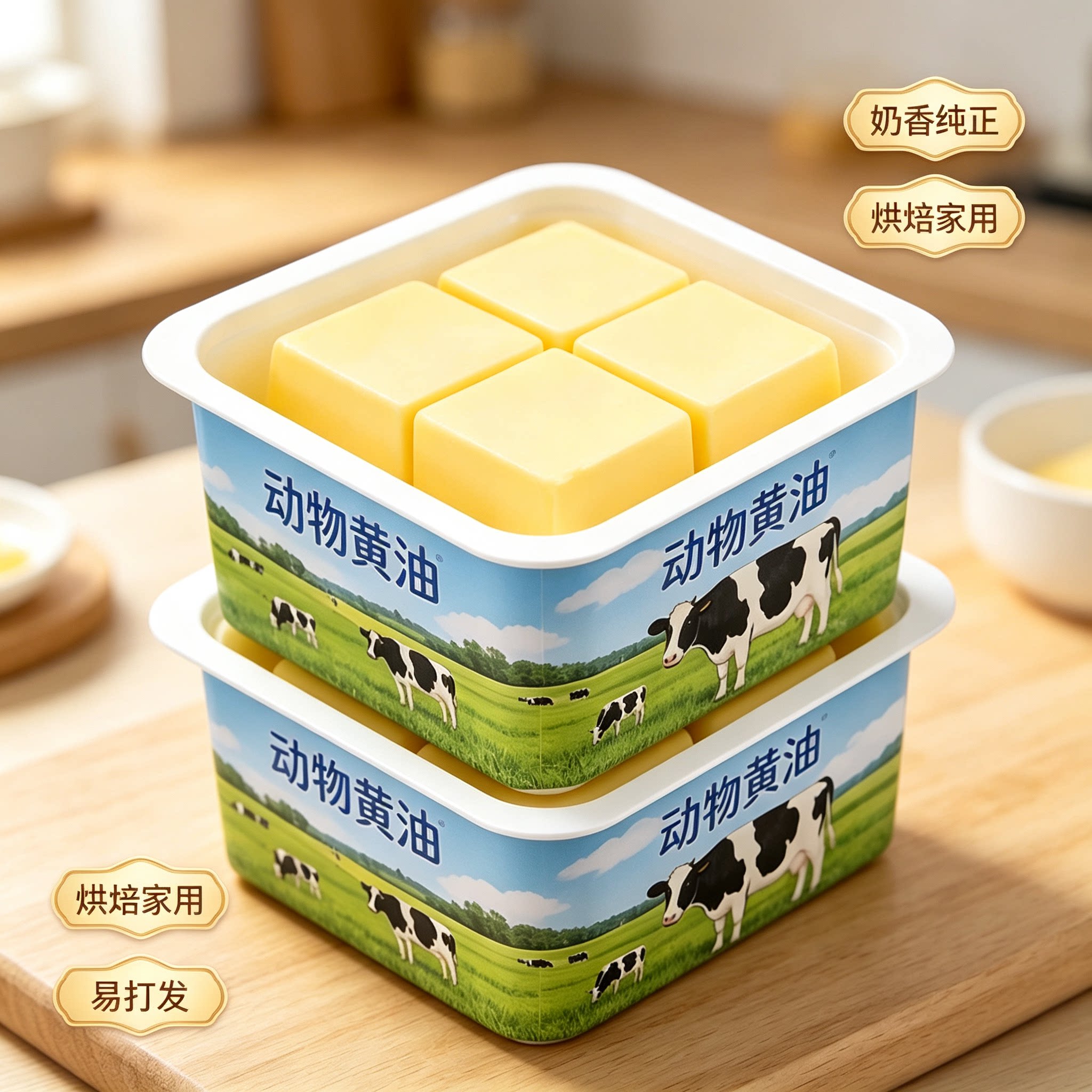 儿童无盐无添加黄油烘焙专用家用通用煎牛排小包装自制网红diy