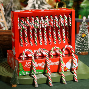 节日送女朋友礼物 网红爆款 糖果拐棍糖创意装 饰圣诞拐杖糖礼盒装