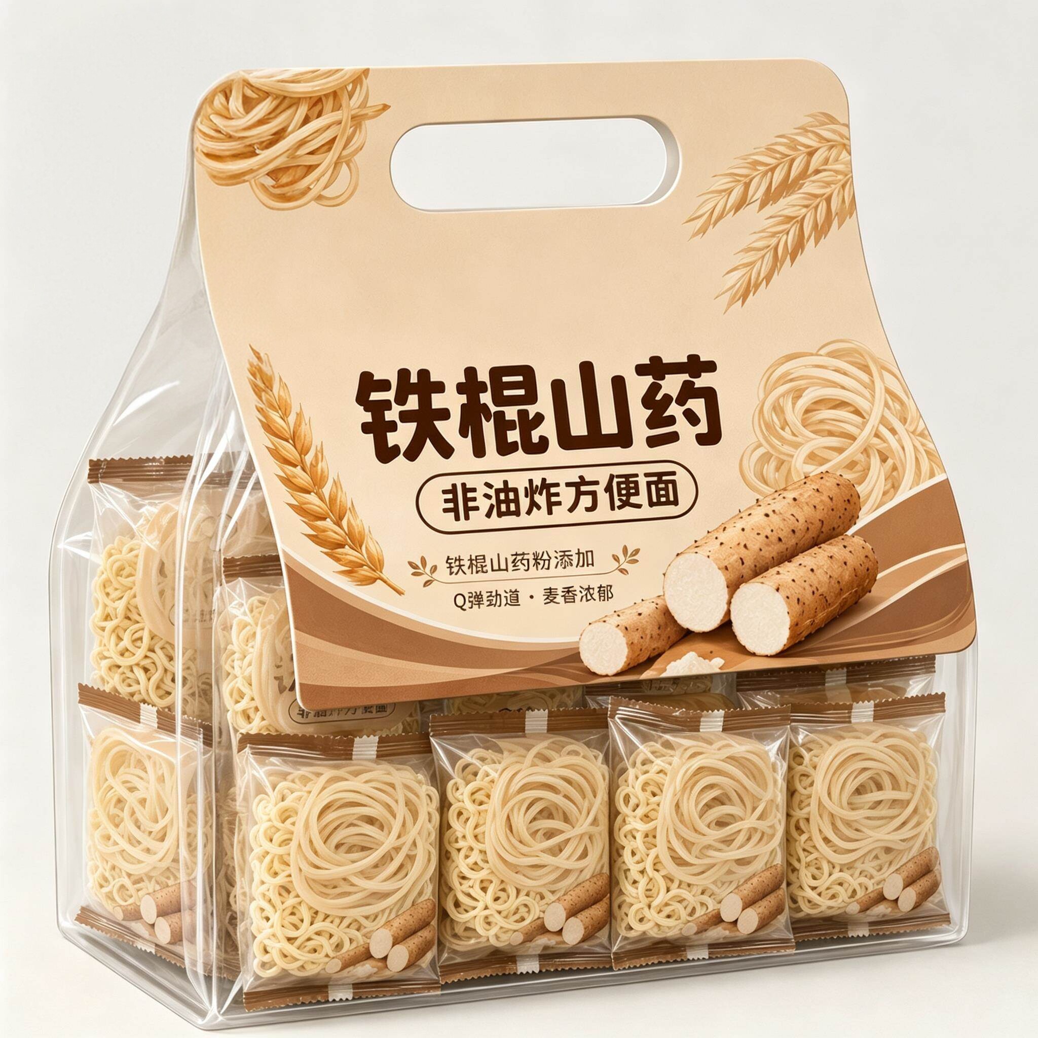 【非油炸】铁棍山便面饼泡面袋装面条小孩孕妇可吃粗粮健身代餐