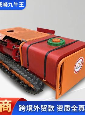 厂家新型智能遥控摇摆式风送打药机果园多地形大容量履带打药车