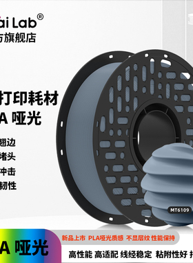 彩多屋3D打印耗材 PLA哑光高韧性易剥离肤色高速易打印适配拓竹H2D P2S 打印机耗材1KG线径稳定1.75mm带料盘