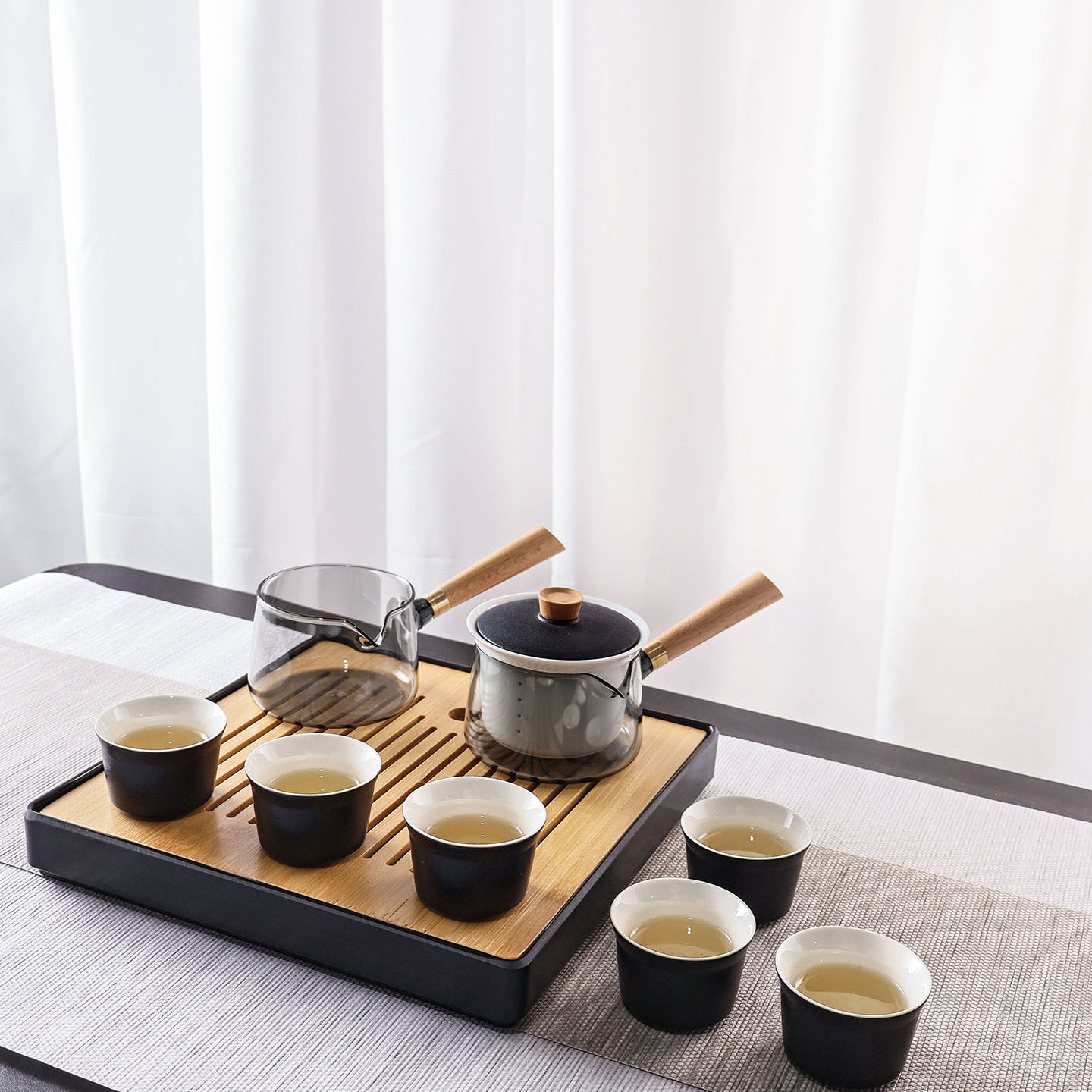 陶瓷功夫茶具套装家用客厅简约干泡茶盘泡茶套装轻奢高级礼盒