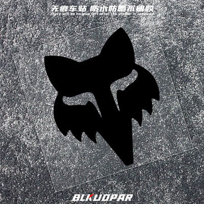 Fox Racing汽车贴纸户外极限越野车摩托车车身镭射装饰贴花