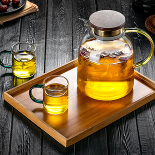 玻璃茶壶单壶耐高温冷水壶电陶炉烧水壶煮茶壶家用泡茶壶茶具套装