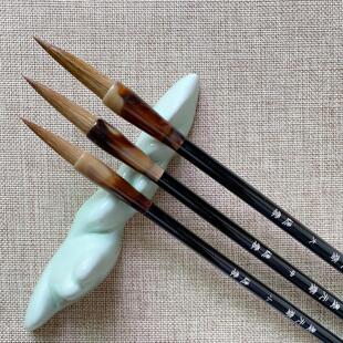 小乔笔庄隶书专用毛笔狼毫中号小学生专用毛笔楷书毛笔曹全碑