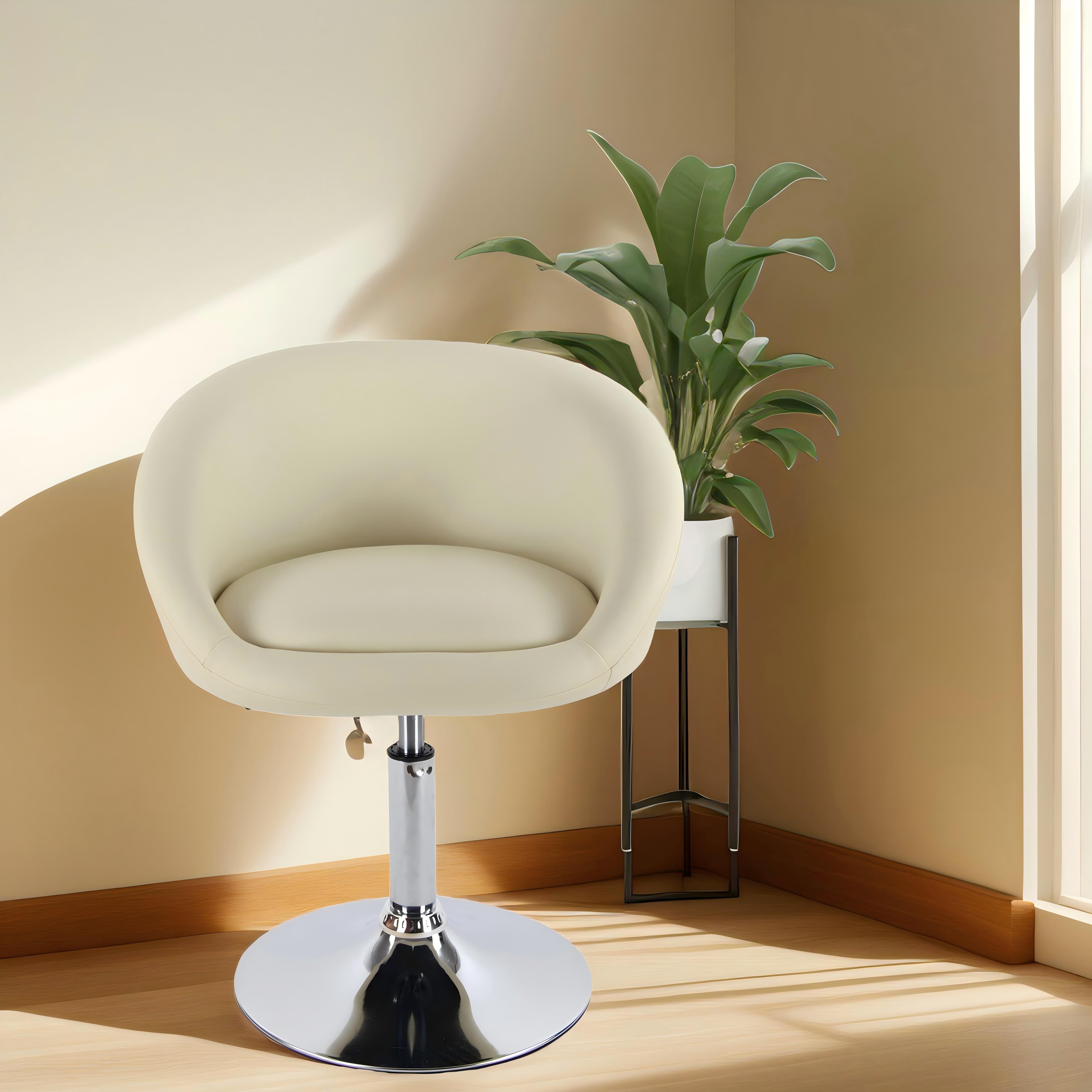 时尚化妆椅美容美甲椅子现代简约吧台椅升降椅前台收银椅靠背凳子