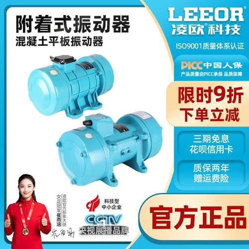 凌欧附着式平板振动器单三相筛料高频震动电机马达水泥混凝土振捣