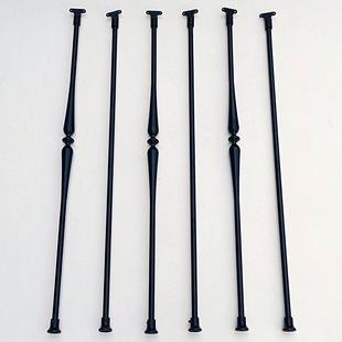 良品优选新款铁艺楼梯立柱配件围护栏杆扶手简约现代实心定制车件