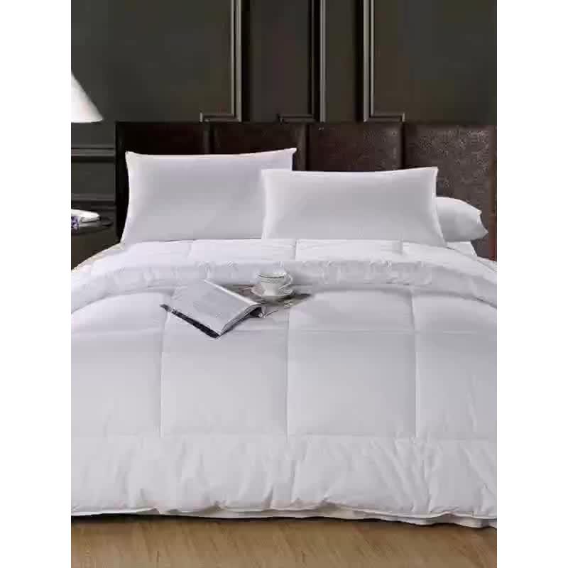 宾馆酒店民宿白色被子加厚保暖丝棉冬被芯春秋被空调夏凉被可定制