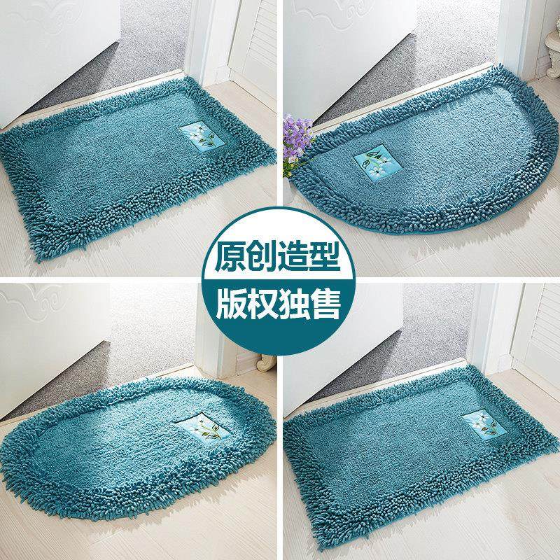 浴室防滑地垫卫生间门口吸水脚踏垫厕所卧室进门垫子家用半圆地毯,居家布艺,家用脚垫,淘宝优惠券,粉丝福利购,淘宝优惠卷