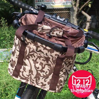 自行车篮前篮山地自行车篮铝合金折叠式加厚帆布篮,自行车/骑行装备/零配件,车篮/车筐,淘宝优惠券,粉丝福利购,淘宝优惠卷