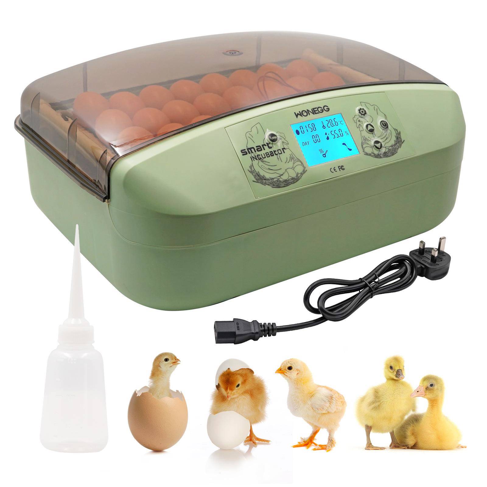 32枚孵化机全自动小鸡苗鸭鹅孵化器小型家用孵化箱鸽子鹦鹉孵蛋器