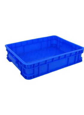 蓝色周转箱 型号 400-90 外440*330*100 如顺塑业 蓝色周转箱