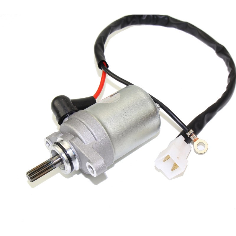 摩托车启动电机马达 适用巧格ZY100T启动电机马达 鬼火 丽鹰100