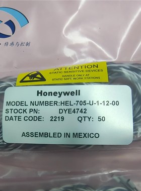 HEL-707-U-1-12-00 温度传感器 电阻温度检测器1kOhms RTD 铂