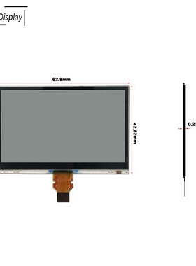 夏普2.7寸400*240单色LCD显示屏半反半透适用手持终端LS027B7DH01