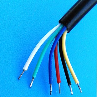 6P面板型锁i螺丝RJ11带M3螺帽电话线机柜内RJ12电话线 RJ12延长线