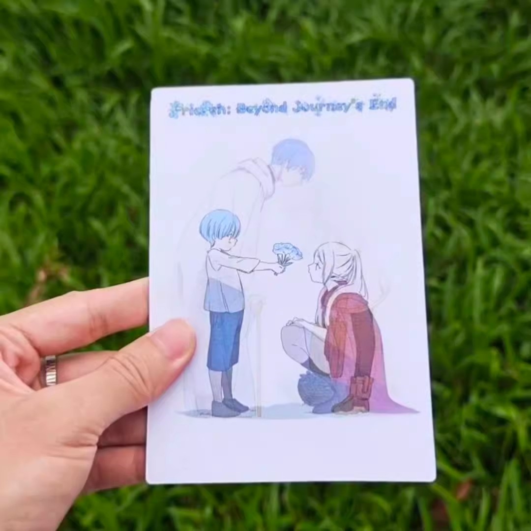 小红书同款葬送的芙莉莲辛芙光栅卡二次元动漫周边高颜值卡片礼物