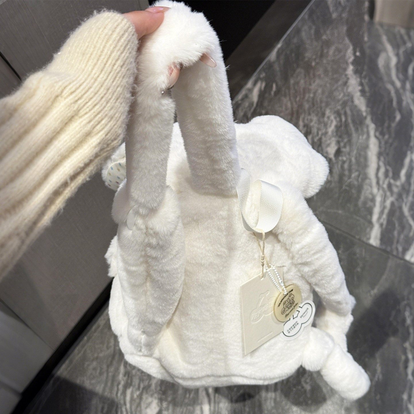 兔耳朵双肩包轻便背包可爱卡通学生书包少女心软萌大容量毛绒绒包,箱包皮具/热销女包/男包,双肩背包,淘宝优惠券,粉丝福利购,淘宝优惠卷