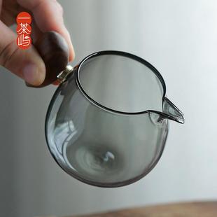 耐高温茶具大号公道杯 公道杯分茶器茶海公杯加厚玻璃家用简约日式