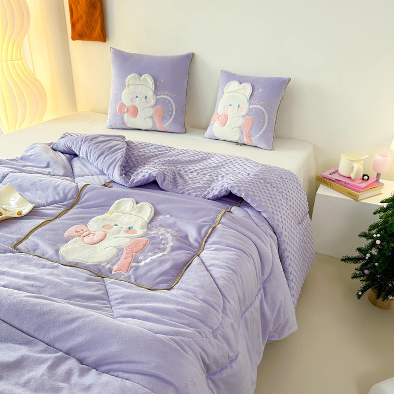 冬季加厚抱枕被子两用汽车车载靠枕办公室午睡枕头折叠毯子二合一