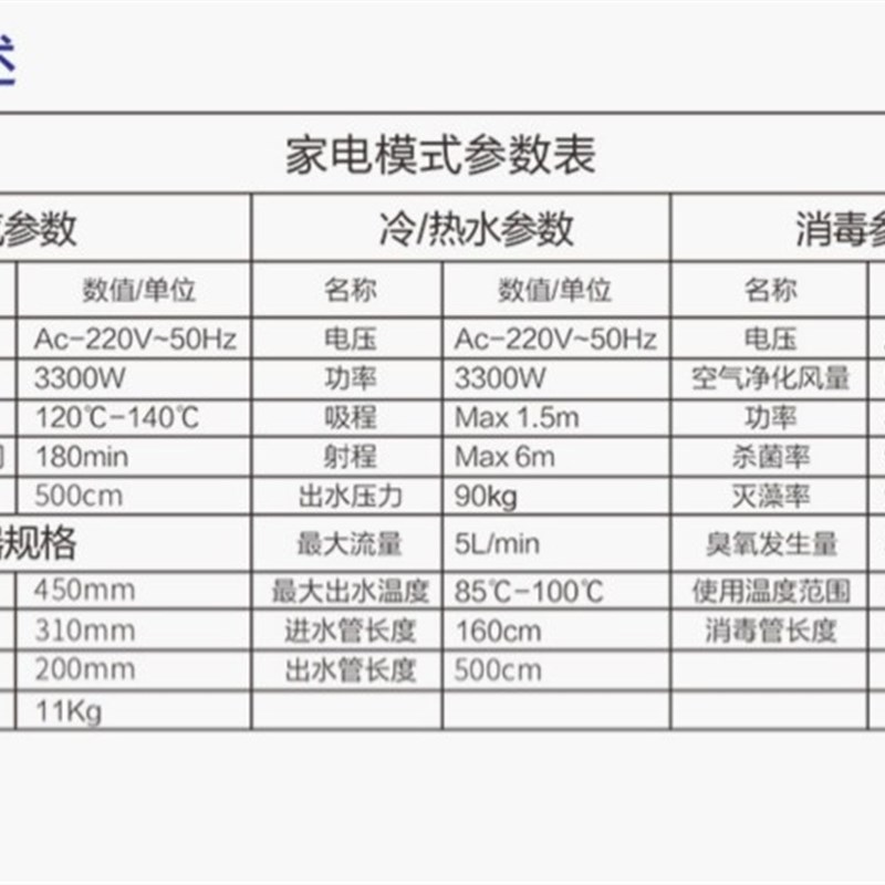 蓝导家电清洗设备油烟机空调热水器多功能一体高温高压蒸汽清洁机