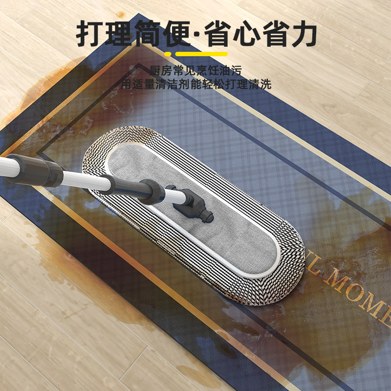 硅藻泥厨房地垫防滑吸水吸油垫门口耐脏脚垫吸水家用免洗可擦地毯