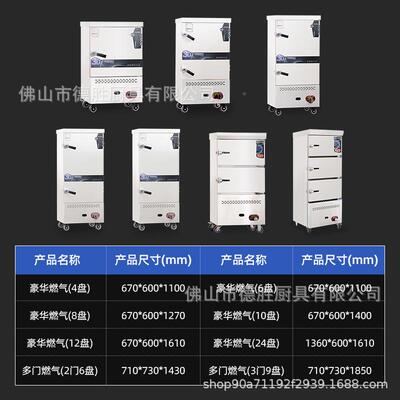 商燃气蒸饭柜食堂电蒸店箱饭学校商业蒸米饭馒FMR头菜蒸饭车蒸用