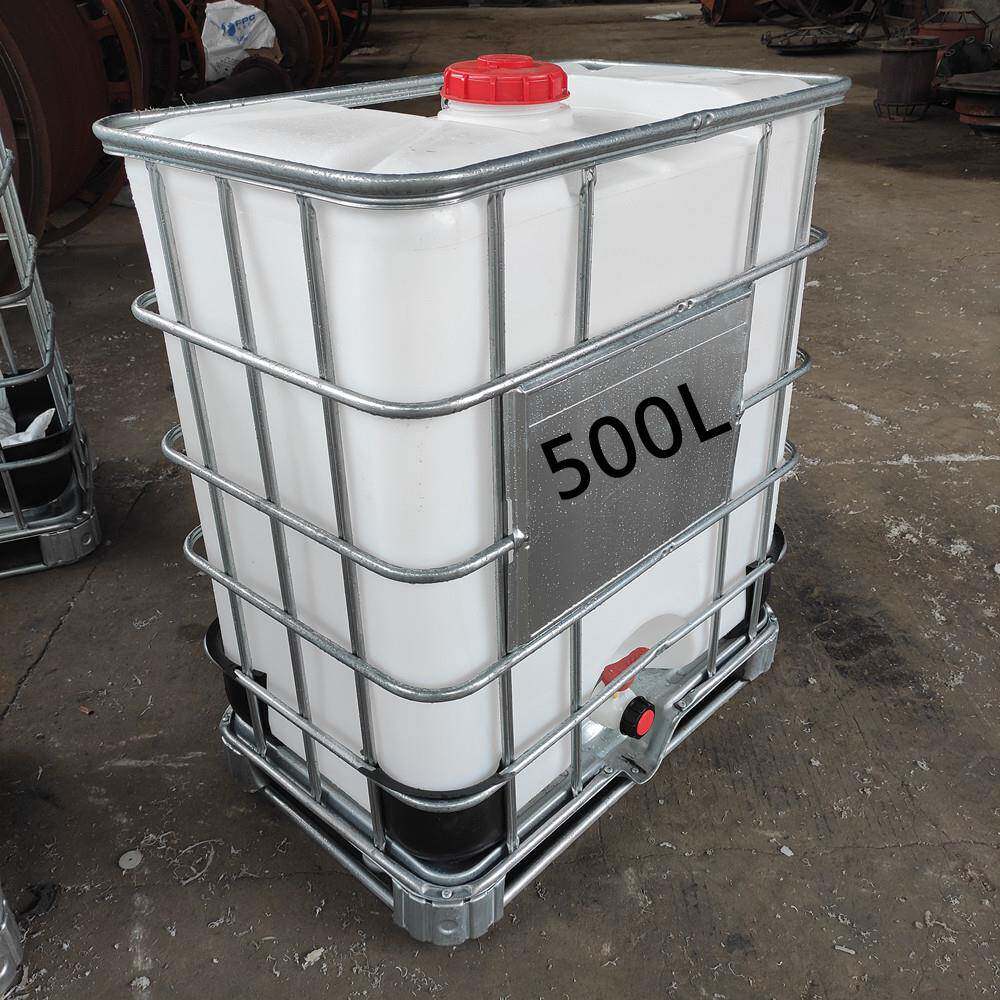 厂家直销500L吨桶500kg方形运输化工pe包装桶0.5吨IBC集装桶