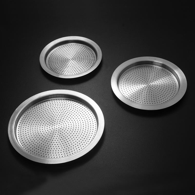 摩卡壶专用滤网不锈钢过滤片配件替换本店10小杯6小杯4小杯专用