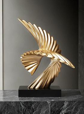 大鹏展翅雄鹰摆件电视柜办公室桌面摆设装饰品酒柜乔迁开业礼物