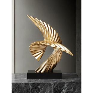 大鹏展翅雄鹰摆件电视柜办公室桌面摆设装饰品酒柜乔迁开业礼物