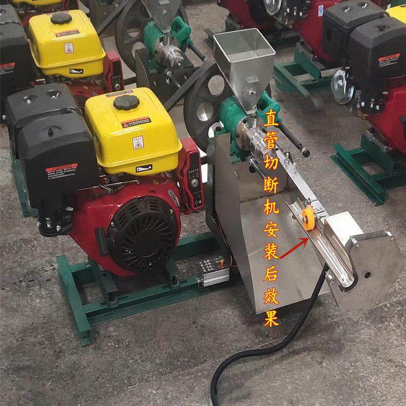 商用五谷杂粮膨化机爆米花机微电脑控制自动切断机切割机长短配件