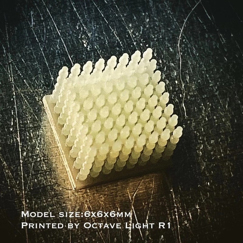 微纳3D打印微小结构零件壁厚0.1不变形5um/10um/15um/20um/精度