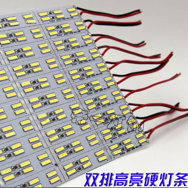 LED灯带12V24V硬灯条5630/8520双排贴片高亮手机柜台广告灯箱灯条