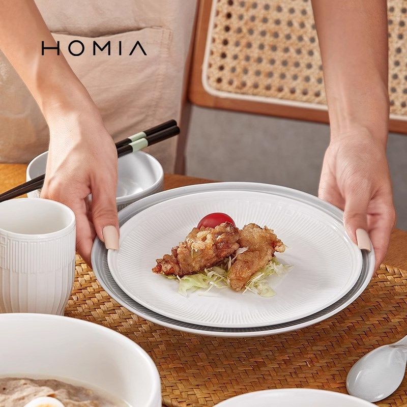 HOMIA中式福器出口陶瓷餐具套装吃饭碗福字汤碗盘子乔迁碗碟菜盘