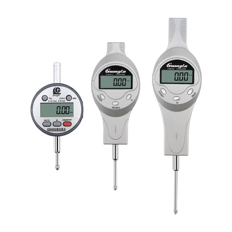 广陆数显百分表千分表高精度电子指示表0-6.5-12.7-25-30-50mm