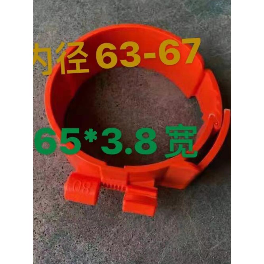 白色管卡空调水管抱箍固定吊码尼龙管卡丝杆卡扣秒扣PVC固定管卡